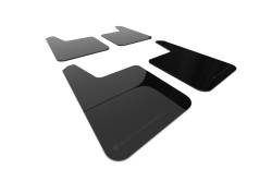 Rally Armor - Rally Armor MF20-URP-BLK-MBK Black Mud Flap/Metallic Black Logo - Image 1
