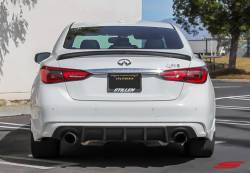 Stillen - Stillen KB11241MB Rear Diffuser Matte Black for 18-21 Infiniti Q50 - Image 5