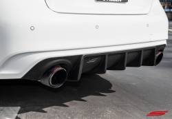 Stillen - Stillen KB11241MB Rear Diffuser Matte Black for 18-21 Infiniti Q50 - Image 1