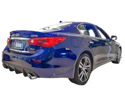 Stillen - Stillen KB11222MB Rear Bumper Diffuser Matte Black for 14-17 Infiniti Q50 - Image 8