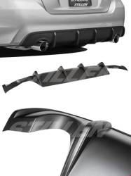 Stillen - Stillen KB13158MB Rear Diffuser Matte Black for 16-18 Nissan Altima - Image 1