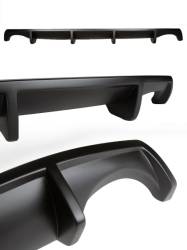 Stillen - Stillen KB25002MB Rear Diffuser Matte Black for 13-17 Honda Accord Coupe - Image 1