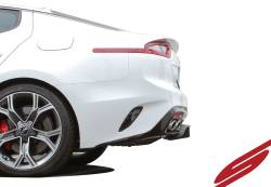 Stillen - Stillen KB26002MB Rear Diffuser Matte Black for 18-21 Kia Stinger GT 3.3TT - Image 8