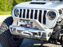 Bodyguard Bumpers - Bodyguard Bumpers 47077TNB RX Series Stubby Baja Textured Black Front Bumper - Image 2