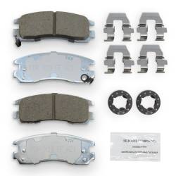 NRS Brakes - NRS Brakes NC698 REAR Disc Brake Pad Set for Buick/Chevy/Oldsmobile & Pontiac - Image 1