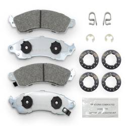 NRS Brakes - NRS Brakes NS412 FRONT Disc Brake Pad Set for Chevy/Ford & Pontiac - Image 1