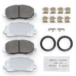 NRS Brakes - NRS Brakes NS884 FRONT Disc Brake Pad Set for 01-07 Toyota Highlander - Image 1