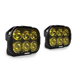 Vision X Lighting - Vision-X DURA2-DL6CBSYKIT Dura2 6-LED Yellow Driving Light Kit - Image 1