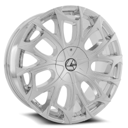Azara - Azara Wheel AZA-512 22x8.5 5x4.25/4.5 38mm Chrome AZA-512228551081143+38NCR - Image 1