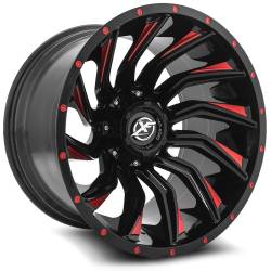 XF Off-Road - XF Off-Road Wheel XF-224 20x10 6x135/5.5 -24mm Black XF-224201061351397-24GBRM - Image 1