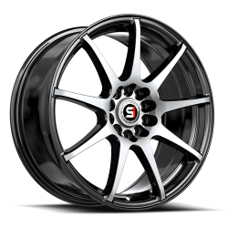 Spec-1 - Spec-1 Wheel SP-67 17x7 5x100/4.5 42mm Gloss Black & Machined SP-671772342BM - Image 1