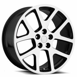 O.E. Revolution - O.E. Revolution Wheel 107 24x10 5x115 18mm Black/Machined 107-24105115+18BM - Image 1