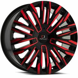 Cavallo - Cavallo Wheel CLV-28208561351397+15RMW CLV-28 20x8.5 6x135/5.5 15mm Black/Red - Image 1