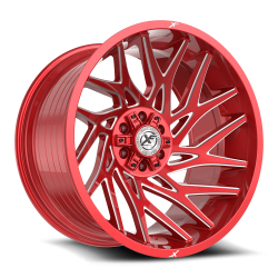 XF Off-Road - XF Off-Road Wheel XF-229 22x12 5x5.0 5x5.5 -44mm Red XF-229221251271397-44ARM - Image 1