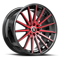 Spec-1 - Spec-1 SP-6920853638BMR SP-69 Wheel 20x8.5 5x112/4.5 38mm Black/Red - Image 1