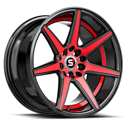 Spec-1 - Spec-1 Wheel SP-73 17x7.5 4x100/4.5 42mm Black/Red SP-731775942BMRU - Image 1