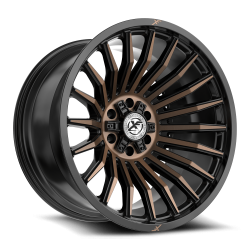XF Off-Road - XF Off-Road Wheel XF-231 17x9 5x5.0 5x5.5 0mm Black XF-2311790430SBMZDT - Image 1