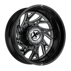 XF Dually - XF Dually Wheel XF-229 24x8.25 10x225 -202mm Black/Machined 229O248265-202GBM - Image 1