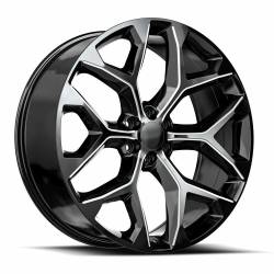 O.E. Revolution - O.E. Revolution Wheel G09 22x9 6x5.5 24mm Black/Machined G09-2295024GBM-I - Image 1