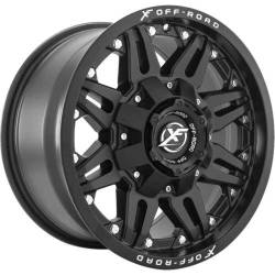 XF Off-Road - XF Off-Road Wheel XF-204 18x9 BLANK 0mm Matte Black XF-204189BLANK5/6+0MB - Image 1