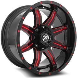 XF Off-Road - XF Off-Road Wheel XF-215 20x10 5x5.0 5x5.5 -12mm Black XF-215201051271397-12GBRM - Image 1
