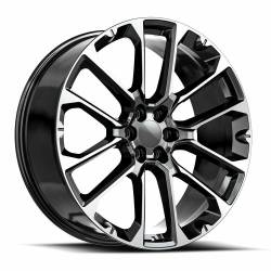 O.E. Revolution - O.E. Revolution Wheel G40-24105031BM G40 24x10 6x5.5 31mm Black/Machined - Image 1
