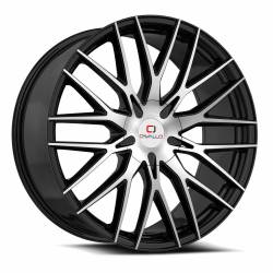 Cavallo - Cavallo Wheel CLV-45 18x8 4x100/4.5 35mm Black/Machined CLV-45188041001143+35BM - Image 1
