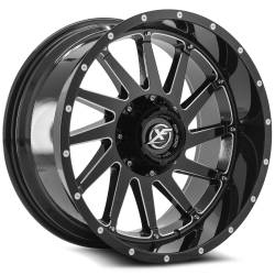 XF Off-Road - XF Off-Road Wheel XF-216 20x10 5x5.0 5x5.5 -12mm Black XF-216201051271397-12GBM - Image 1