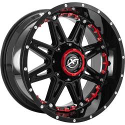 XF Off-Road - XF Off-Road Wheel XF-217209051271397+0GBRISXFR XF-217 20x9 5x5.0/5.5 0mm Black - Image 1