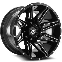 XF Off-Road - XF Off-Road Wheel XF-218 20x10 5x5.0 5x5.5 -12mm Black XF-218201051271397-12GBM - Image 1