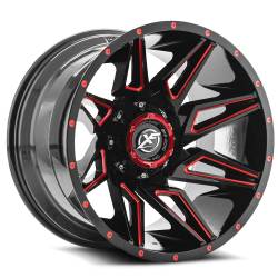 XF Off-Road - XF Off-Road Wheel XF-218 20x10 5x5.0 5x5.5 -12mm Black XF-218201051271397-12GBRM - Image 1
