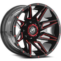 XF Off-Road - XF Off-Road Wheel XF-218 20x10 5x5.0 5x5.5 -24mm Black XF-218201051271397-24GBRM - Image 1