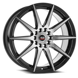 Spec-1 - Spec-1 Wheel SP-51 17x7.5 5x100/4.5 42mm Gloss Black & Machined SP-5117752342BM - Image 1