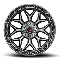 Vortek - Vortek Wheel VRD-504 20x9 5x5.0 5x5.5 0mm Gloss Black & Dark Tint 504209430BDCDT - Image 1
