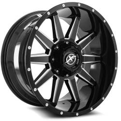 XF Off-Road - XF Off-Road Wheel XF-219 17x9 5x5.0 5x5.5 0mm Black XF-219179051271397+0GBM - Image 1
