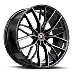 Spec-1 - Spec-1 Wheel SP-61 17x8 5x105/4.5 42mm Gloss Black & Machined SP-611782842BM - Image 1