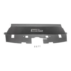 Wehrli Custom Fabrication - Wehrli WCF100546-GB Radiator Cover Fabricated Alum for 13-18 Cummins Gloss Black - Image 1