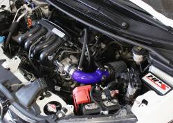 HPS Performance - HPS 827-568BL Short RAM Air Intake for 15-18 Honda Fit Blue - Image 2
