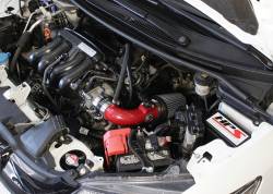 HPS Performance - HPS 827-568R Red Air Intake w/Heat Shield for 15-20 Honda Fit 1.5L - Image 2