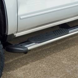 LUVERNE - LUVERNE 477078-401734 Regal 7 Polished SS 78" Oval Side Steps for F250-F550 - Image 1