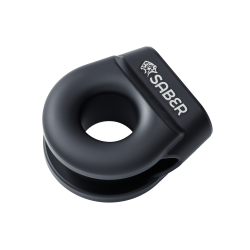 Mile Marker - Mile Marker SBR-SWT2CBLK 6061 Aluminium Spliced Winch Thimble Cerakote Black - Image 1