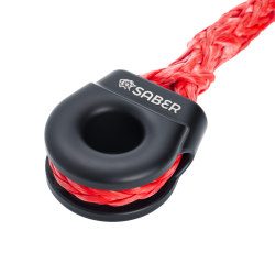 Mile Marker - Mile Marker SBR-SWT2CBLK 6061 Aluminium Spliced Winch Thimble Cerakote Black - Image 2