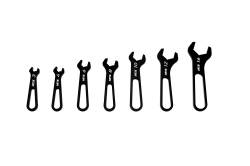 HPS Performance - HPS ANW316 7Pc Anodized Aluminum Wrench Set for Aluminum AN Fittings - Image 1
