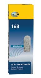 Hella - HELLA 168 Turn Signal Light Bulb 12V 5W - Image 2