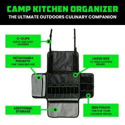 Rhino USA - Rhino USA AC-SBCAMPKIT-BLK Camp Kitchen Organizer Bag Black - Image 2