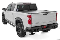 Rough Country Suspension Systems - Rough Country 51219 Tubular Black Rear Bumper 19-26 Chevy Silverado 1500 - Image 2