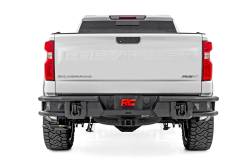 Rough Country Suspension Systems - Rough Country 51219 Tubular Black Rear Bumper 19-26 Chevy Silverado 1500 - Image 3