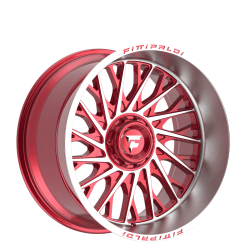 Fittipaldi Off Road - Fittipaldi Off Road FA08 22x12 5x5.5/150 -44mm Red/Machined FA08-221253950N44MR - Image 1