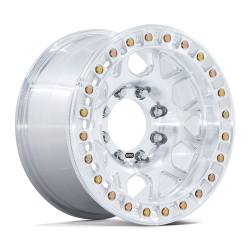 KMC - KMC KM450 MESA FORGED SLOTTED BEADLOCK 17x9 BLANK -12mm Silver KM450DX17900L12N - Image 1