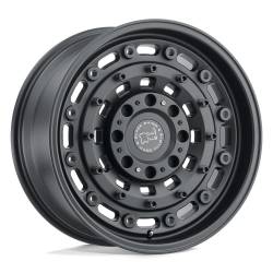 Black Rhino Hard Alloys - Black Rhino Hard Alloys ARSENAL 16x8 BLANK -10mm Matte Black 1680ARS-00000M72 - Image 1